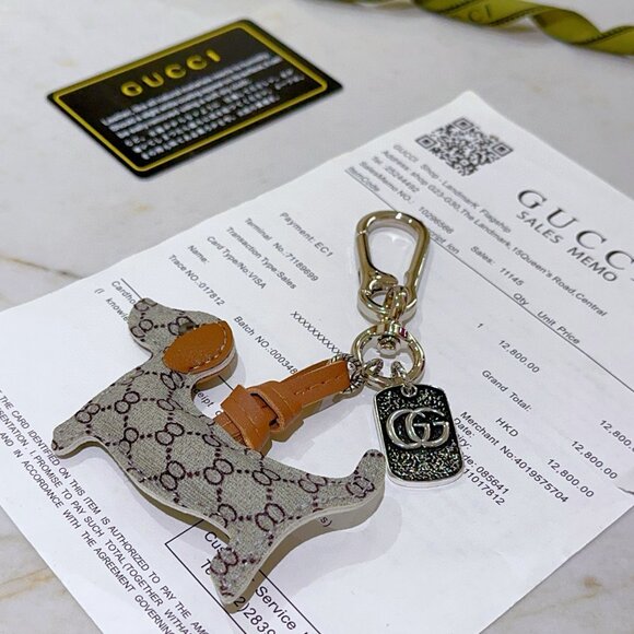 Gucci Dog-shaped bag charm - Picture 2 of 6